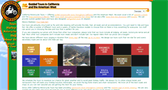 Desktop Screenshot of ca-motorcycletours.com
